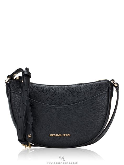 michael kors dover small half moon crossbody